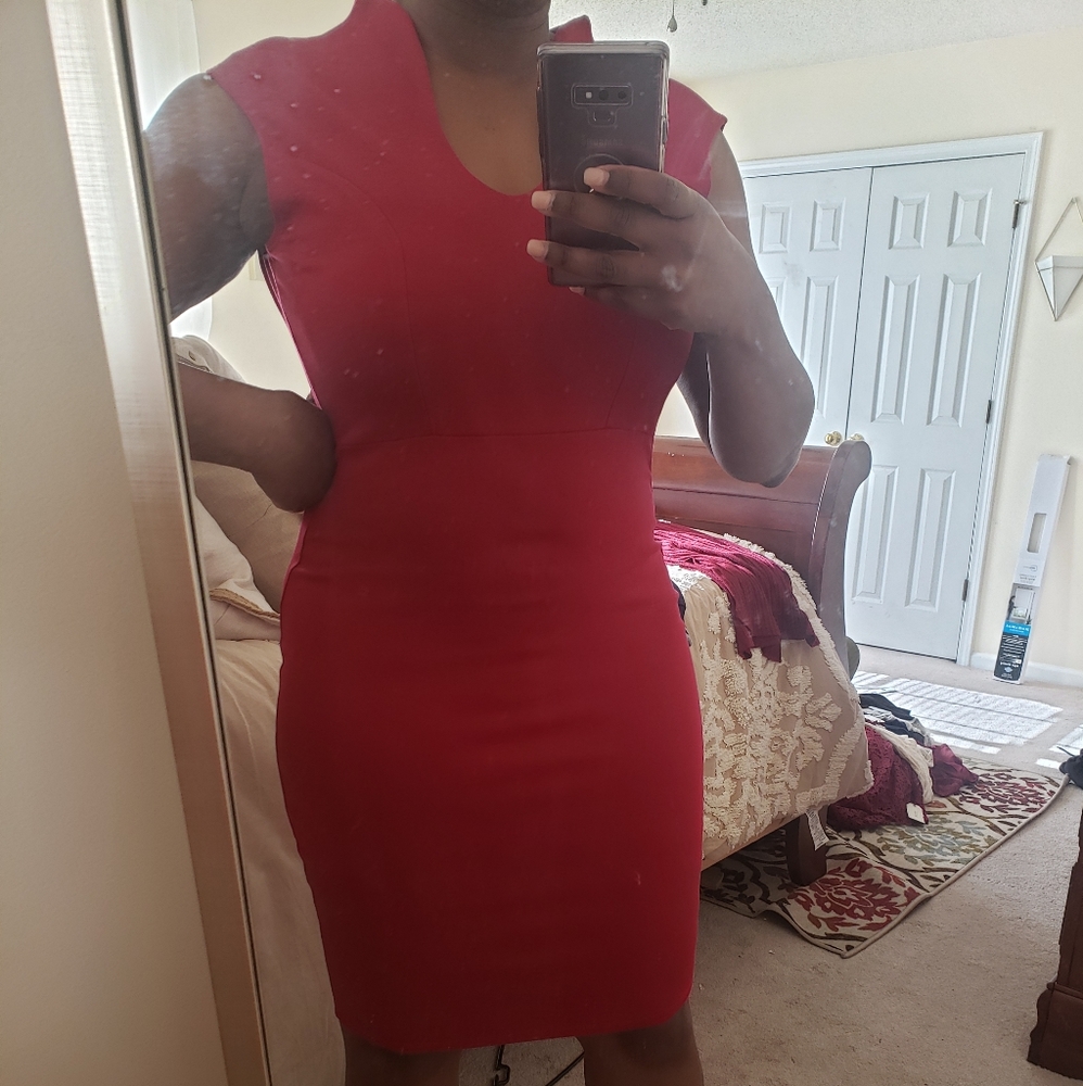 Red dress